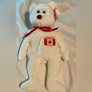 Ty Maple Rare Beanie Baby, Canada Beanie Baby